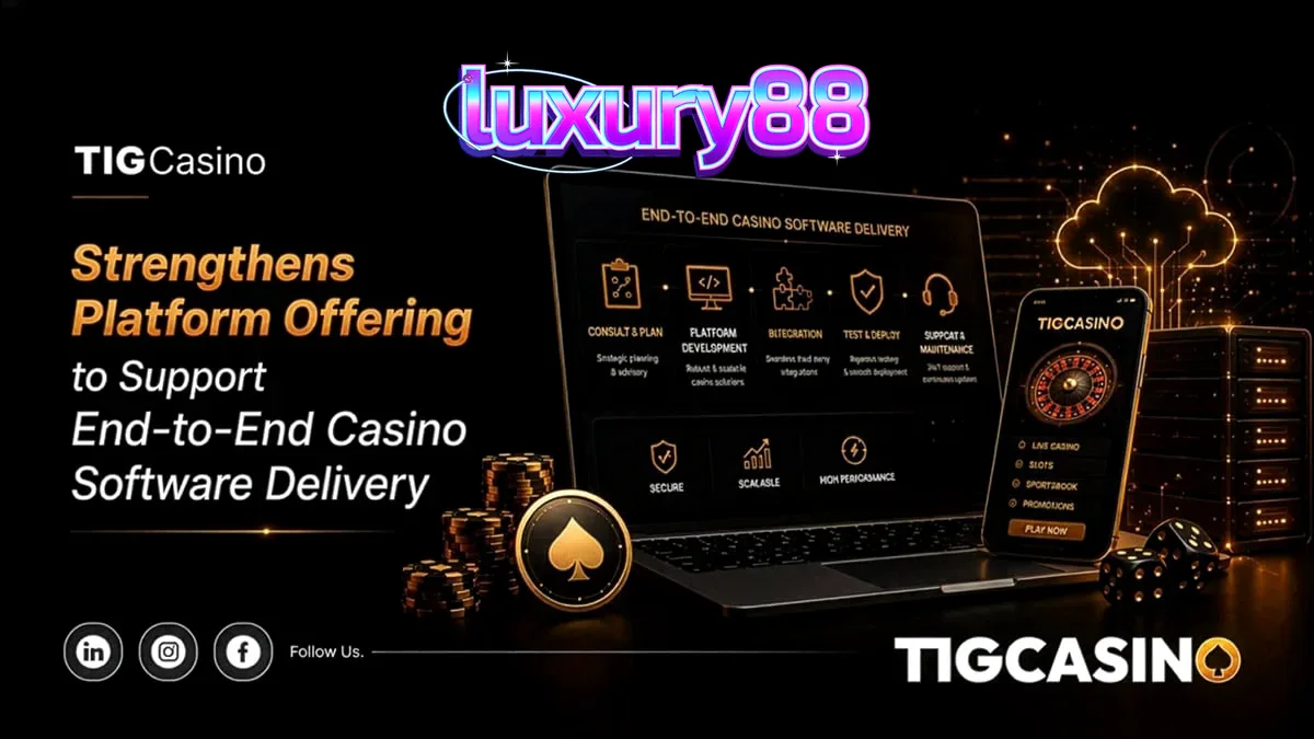 Tampilan antarmuka platform kasino modern dengan teknologi modular