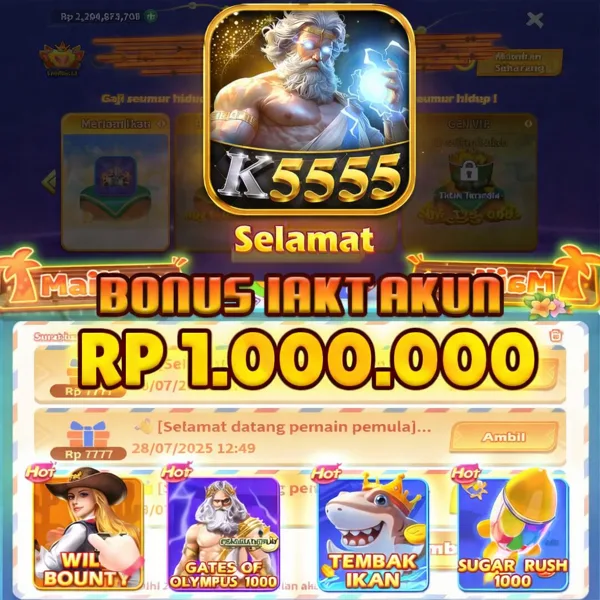K5555 2026 Slot Gacor RTP Tinggi